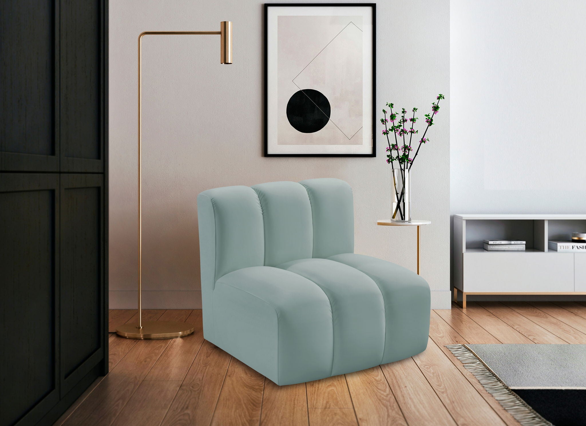 Arc - Faux Leather Straight Chair - Urban Living Furniture (Los Angeles, CA)