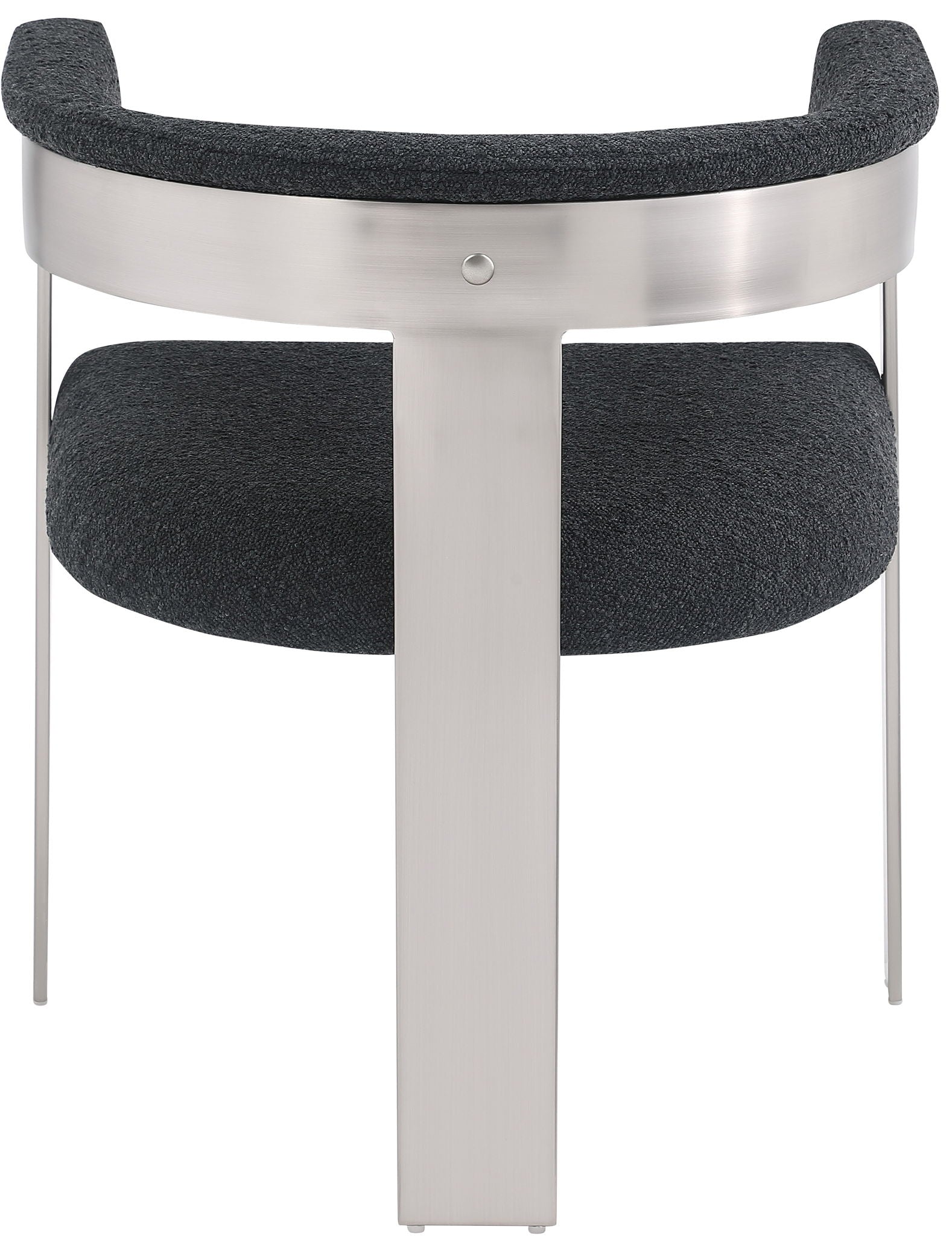 Romeo - Boucle Dining Chair With Silver Base (Set of 2) - Urban Living Furniture (Los Angeles, CA)