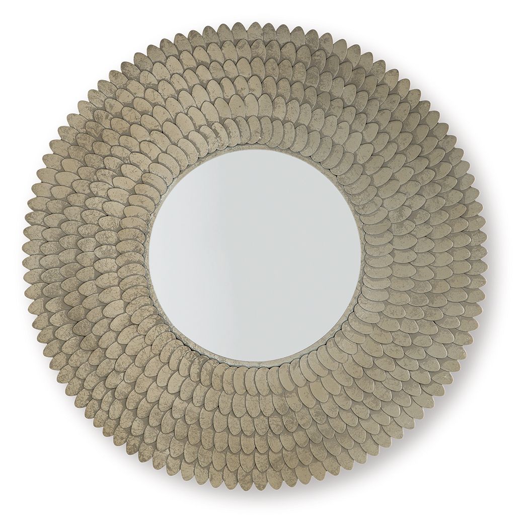 Wrightmund - Champagne Finish - Accent Mirror - Urban Living Furniture (Los Angeles, CA)