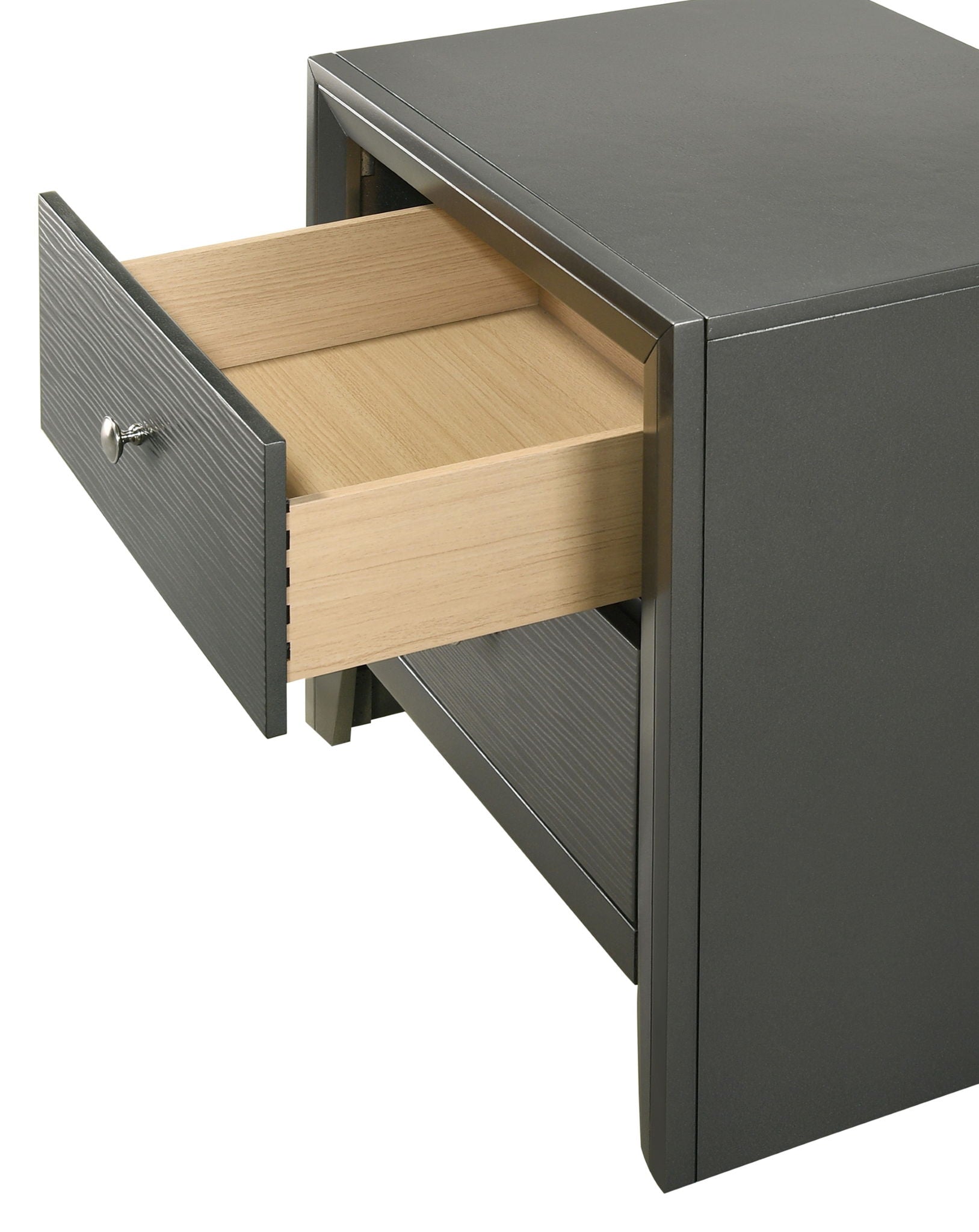 Denker - Nightstand - Gun Metal - Urban Living Furniture (Los Angeles, CA)