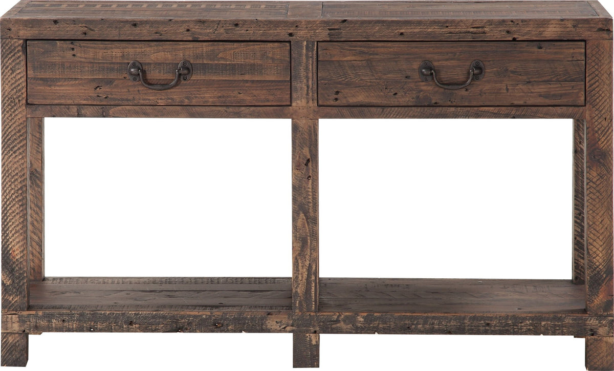 Craster - Reclaimed Wood Console Table - Smokey Taupe