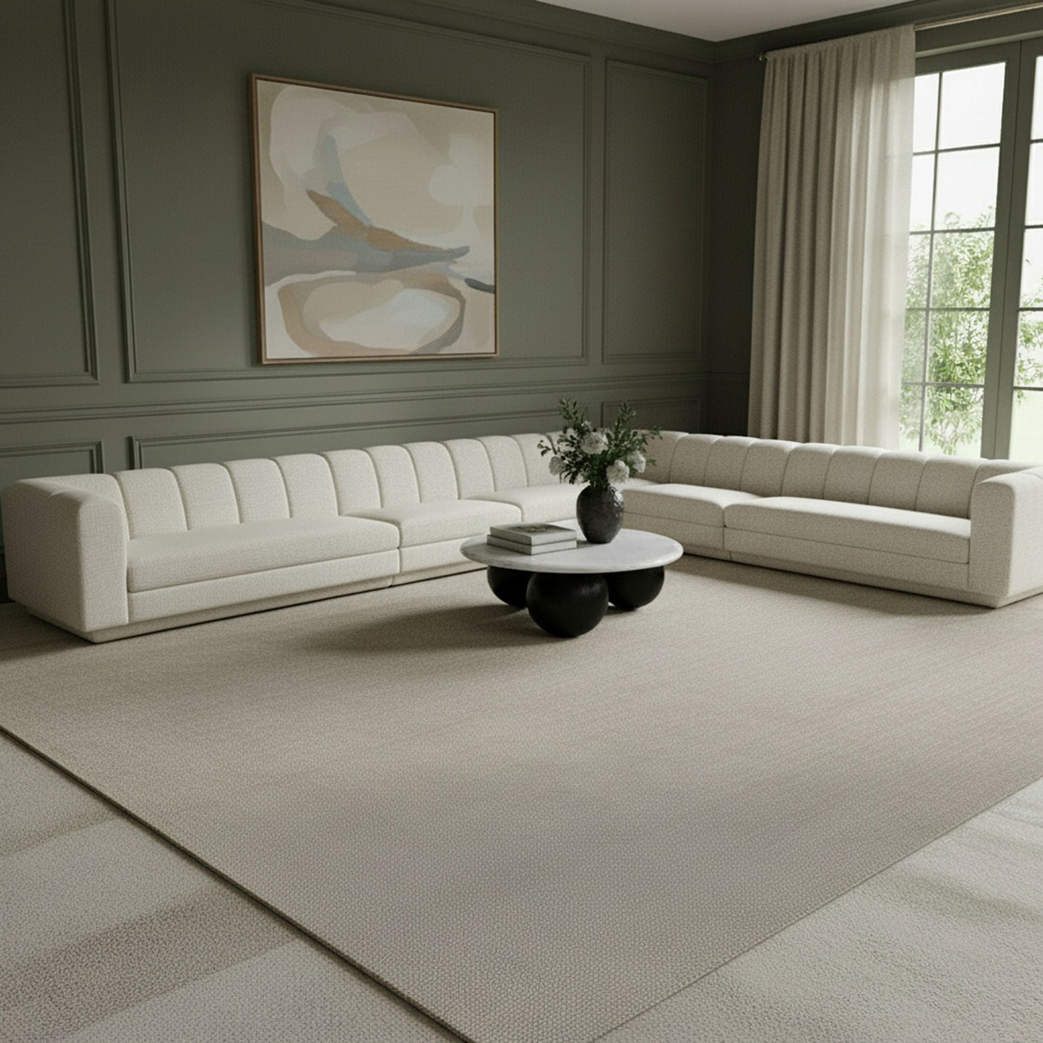 Modari - Sectional - Cream - Urban Living Furniture (Los Angeles, CA)