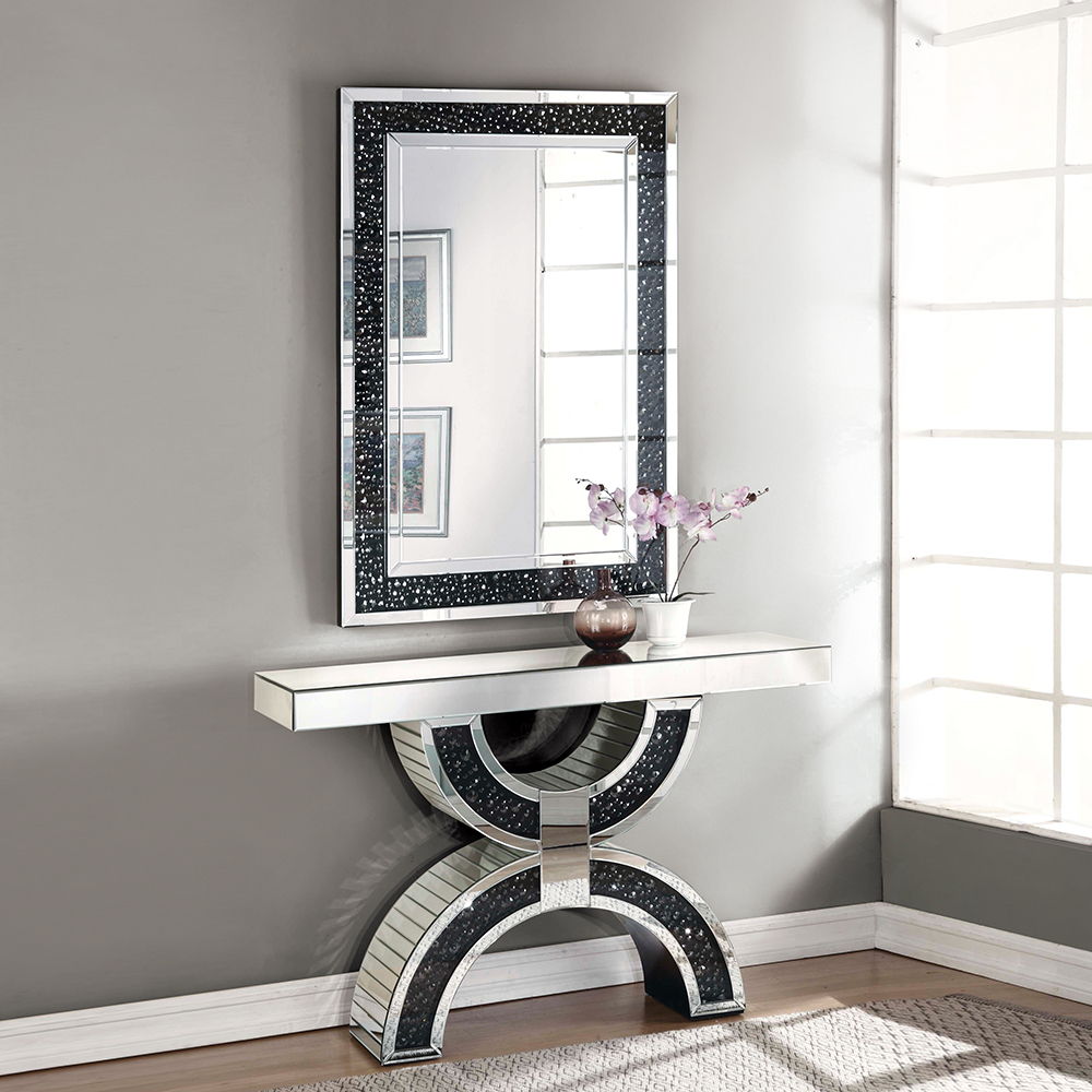Nysa - 47" X 32" Accent Mirror - Mirrored & Faux Crystals - Urban Living Furniture (Los Angeles, CA)