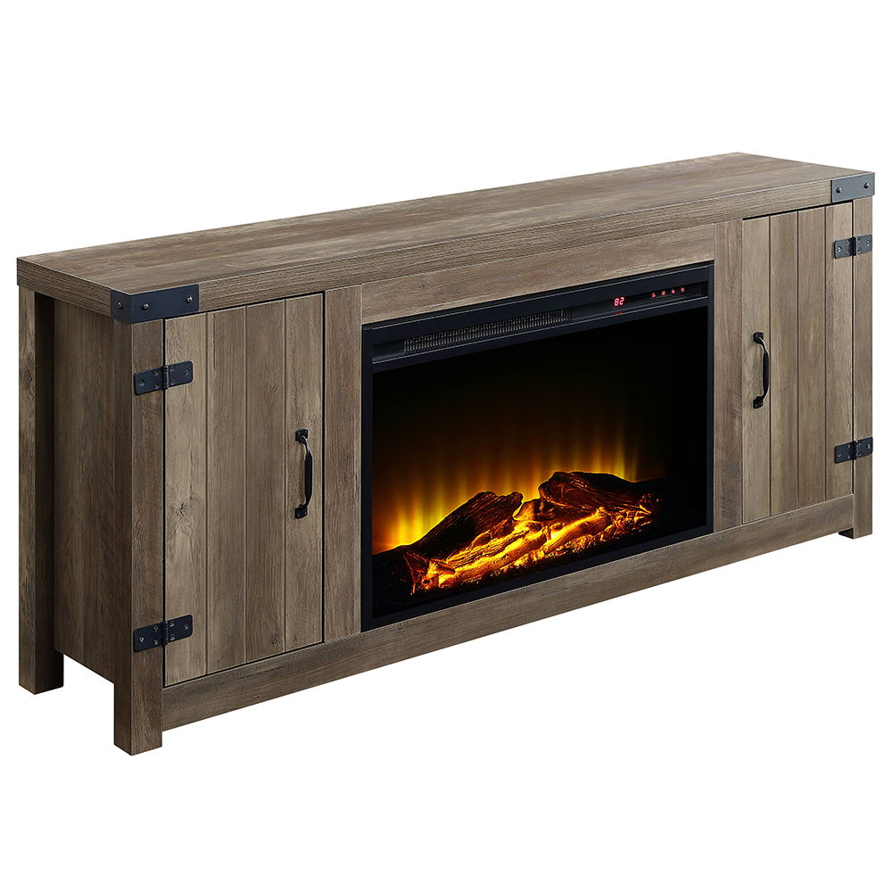 Tobias - 25" Fireplace - Rustic Oak - Urban Living Furniture (Los Angeles, CA)