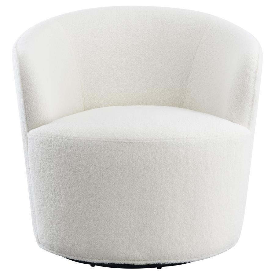 Joyce - Upholstered Barrel Back Swivel Chair - Urban Living Furniture (Los Angeles, CA)