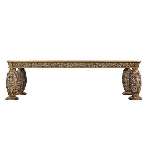 Constantine - Dining Table - Brown & Gold - Urban Living Furniture (Los Angeles, CA)