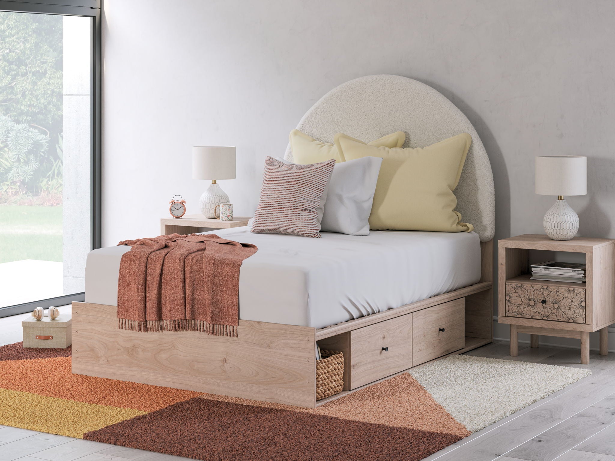 Arloster - Upholstered Panel Bed - Urban Living Furniture (Los Angeles, CA)