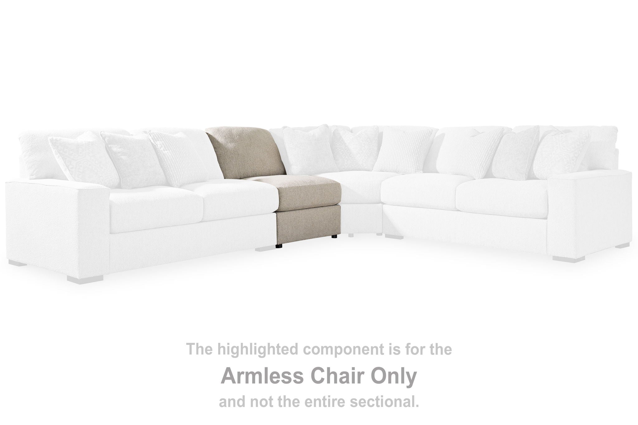 Ballyton - Sand - Armless Chair - Urban Living Furniture (Los Angeles, CA)