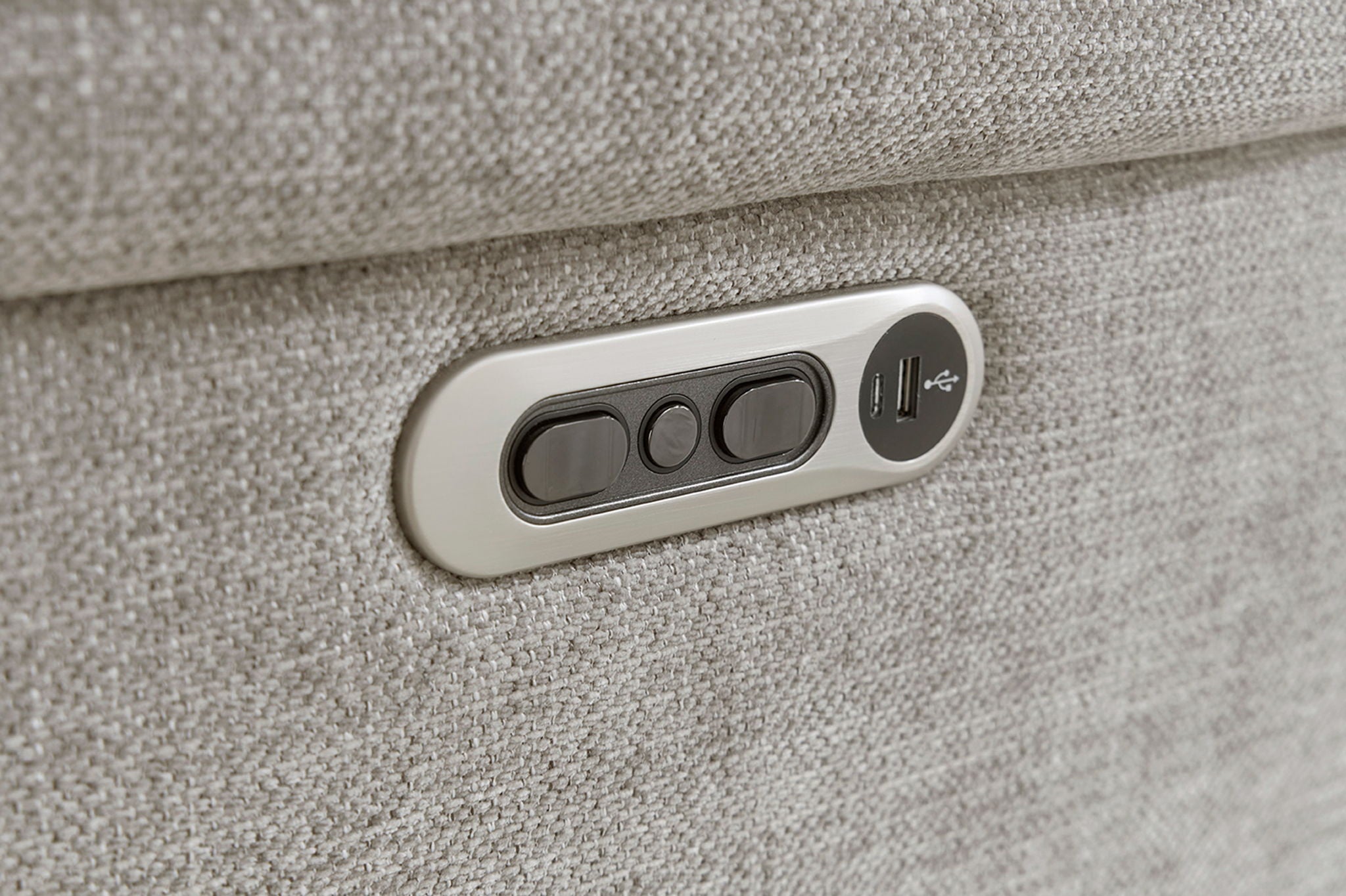 Richland - Power Reclining Sofa - Bristol Gray