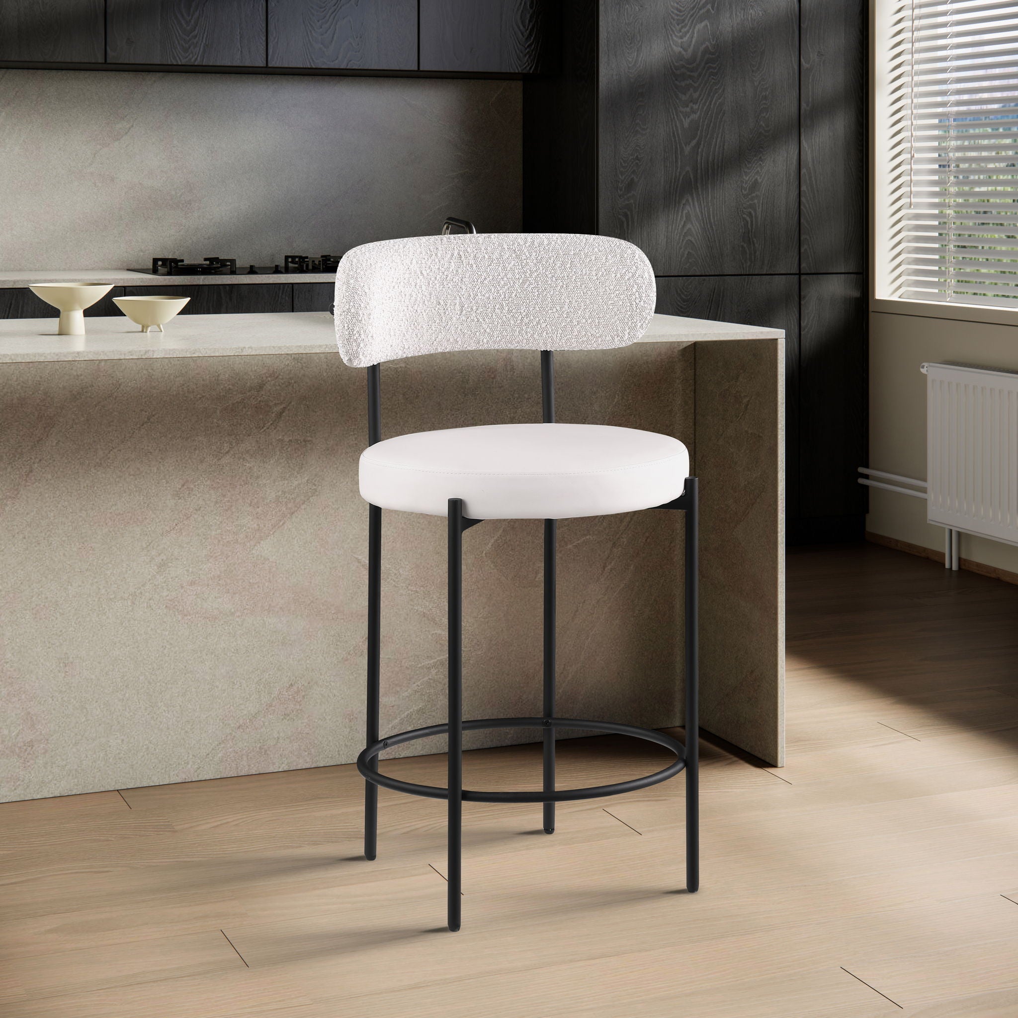 Beacon - Faux Leather Stool (Set of 2) - Urban Living Furniture (Los Angeles, CA)