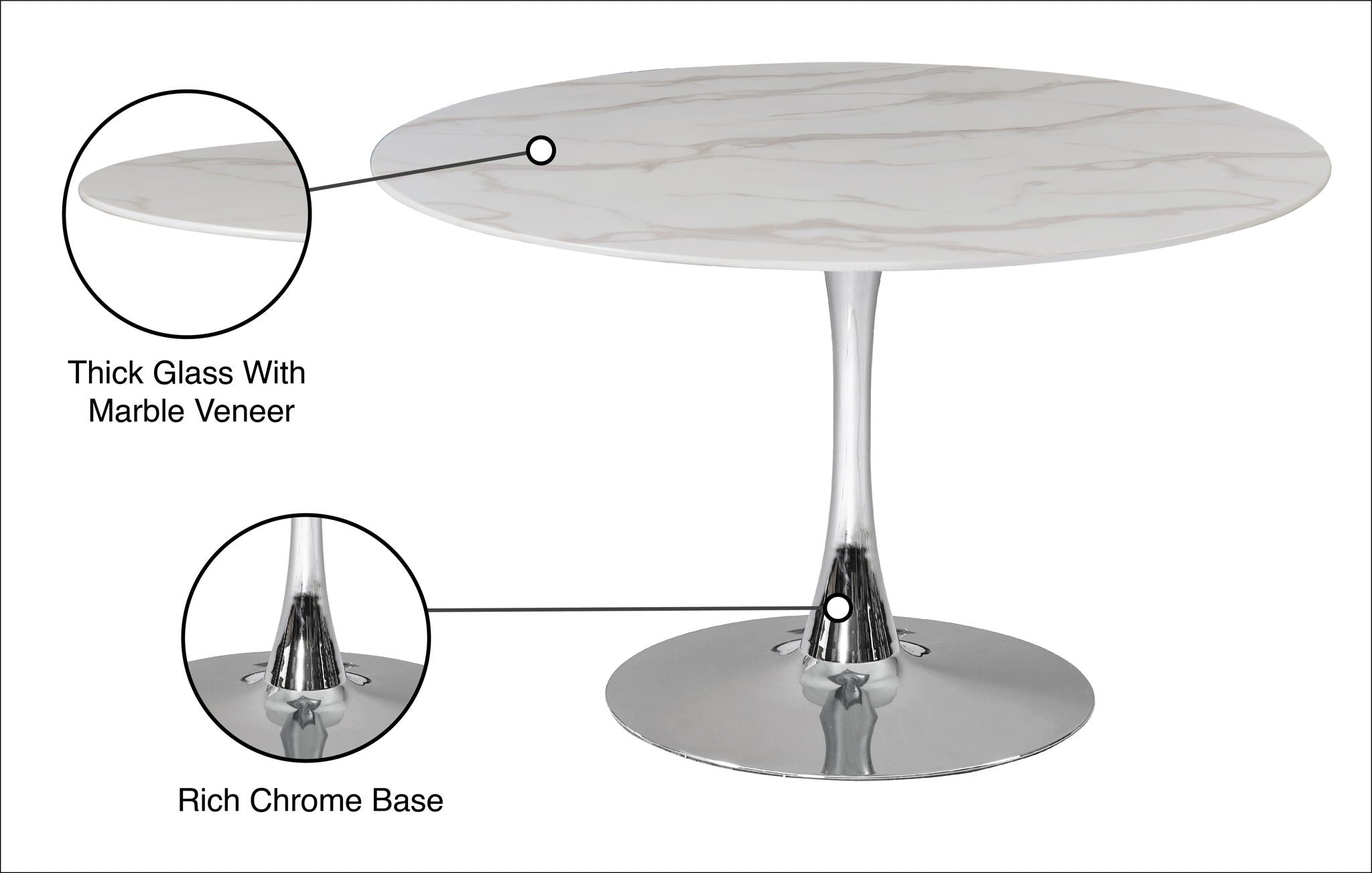 Tulip - Dining Table - Urban Living Furniture (Los Angeles, CA)