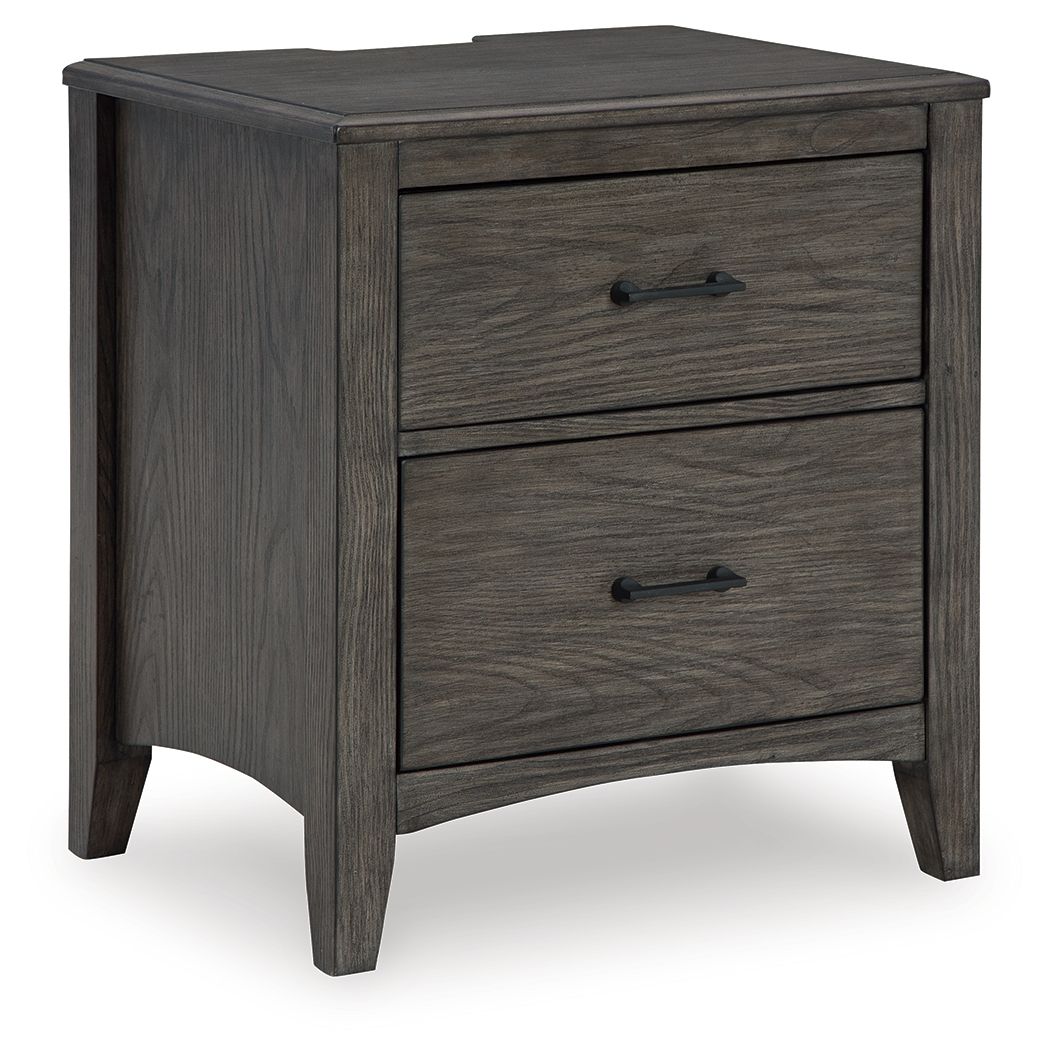 Montillan - Grayish Brown - Two Drawer Night Stand - Urban Living Furniture (Los Angeles, CA)