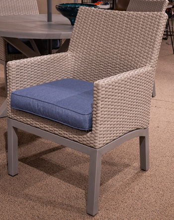 Half Moon Beach - Blue / Gray - Arm Chair With Cushion (Set of 2) - Urban Living Furniture (Los Angeles, CA)