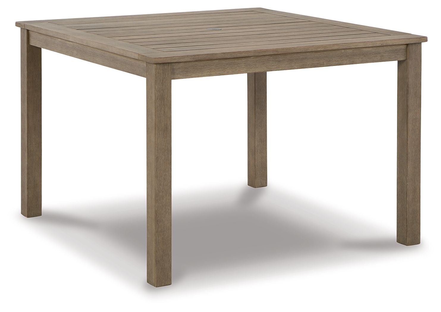 Aria Plains - Brown - Square Dining Table W/Umb Opt - Urban Living Furniture (Los Angeles, CA)