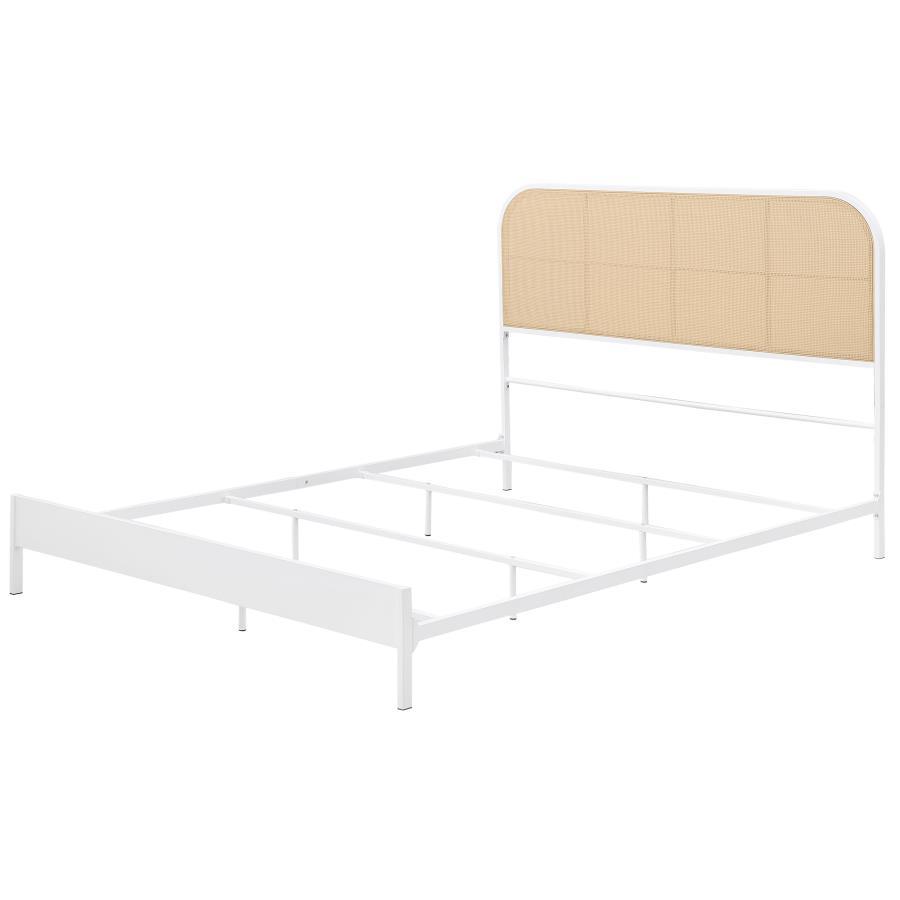 Amherst - Radio Weave Rattan Metal Bed - Urban Living Furniture (Los Angeles, CA)
