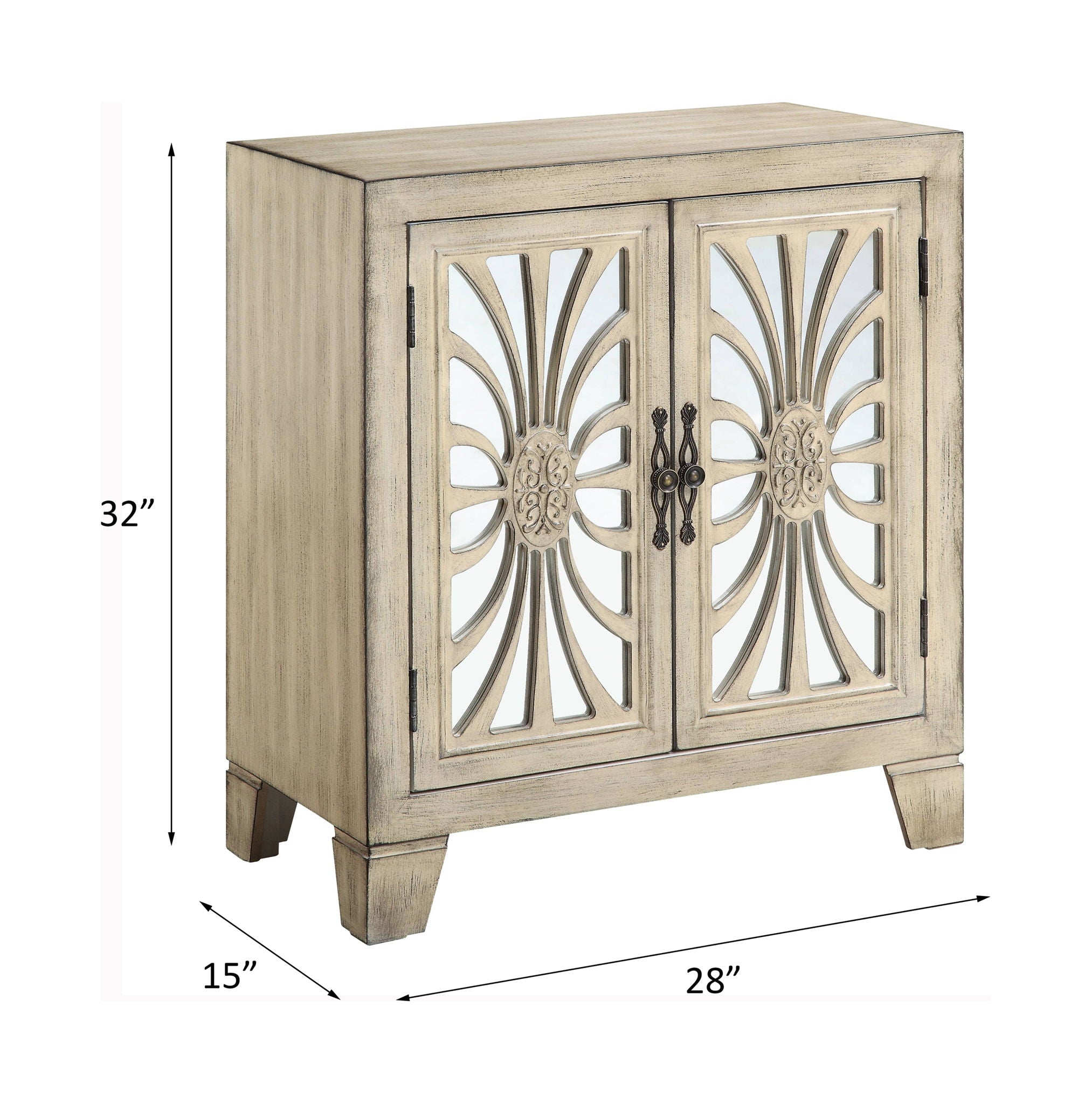 Nalani - Console Cabinet - Antique White - Urban Living Furniture (Los Angeles, CA)