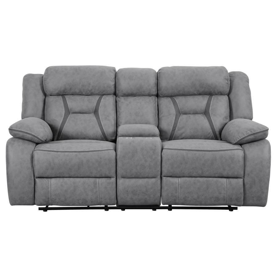 Higgins - Pillow Top Arm Motion Loveseat with Console - Urban Living Furniture (Los Angeles, CA)