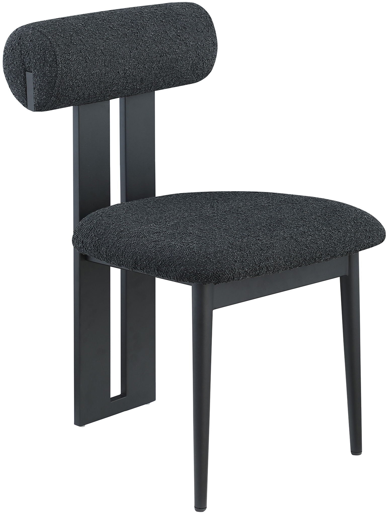 Dario - Boucle Dining Chair With Black Frame (Set of 2) - Urban Living Furniture (Los Angeles, CA)