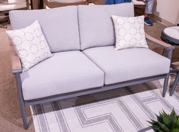 Ocean Beach - Gray - Loveseat With Cushion - Urban Living Furniture (Los Angeles, CA)