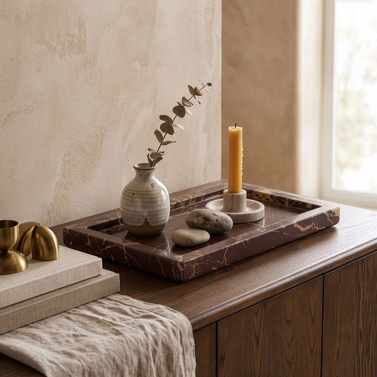 Nolan - Genuine Marble Tray