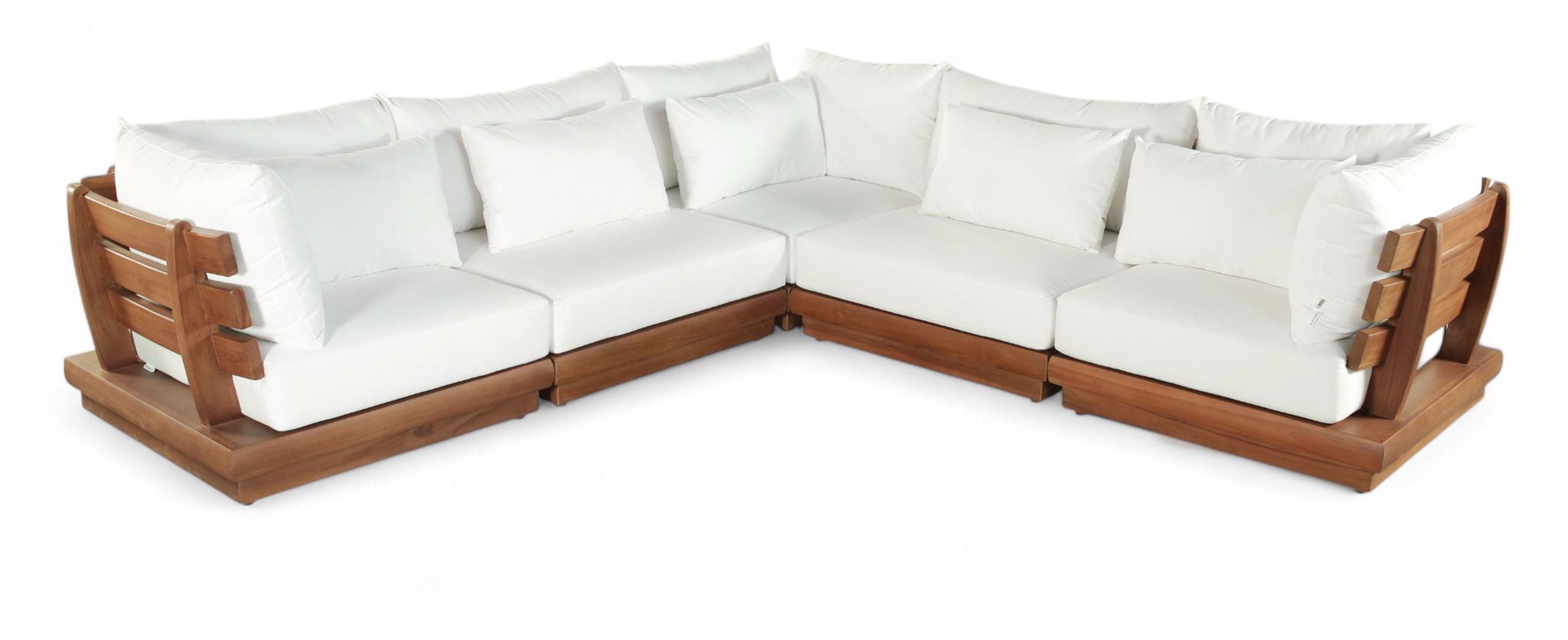 Mirella - 5 Piece Water Resistant Fabric Upholstered Outdoor Patio Modular Sectional - Urban Living Furniture (Los Angeles, CA)