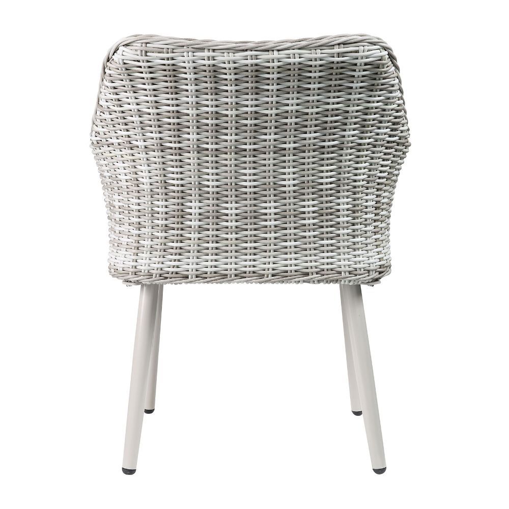 Tashay - 3 Piece Patio Bistro Set - Green Fabric & Beige Wicker - Urban Living Furniture (Los Angeles, CA)