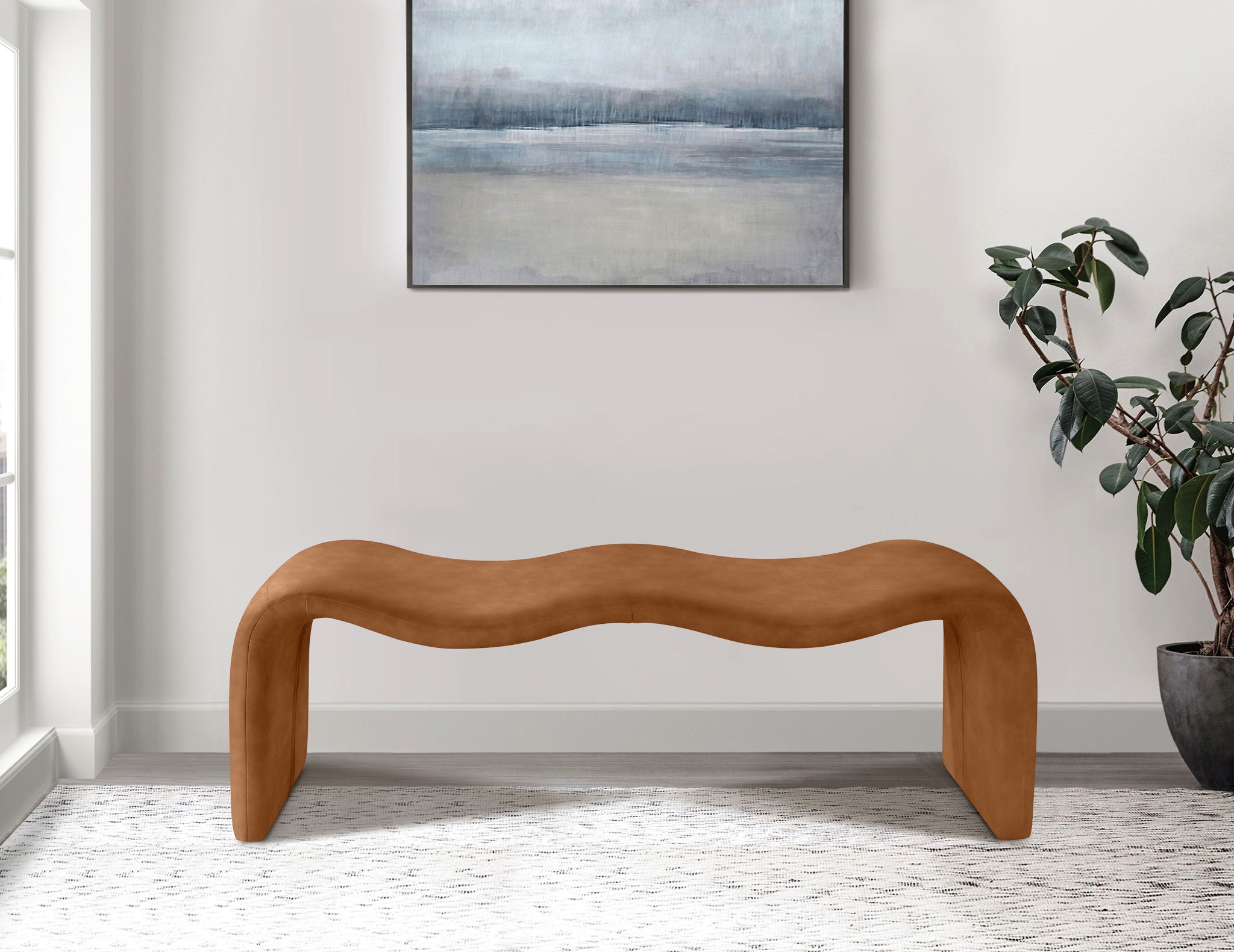 Willow - Faux Leather Bench - Urban Living Furniture (Los Angeles, CA)