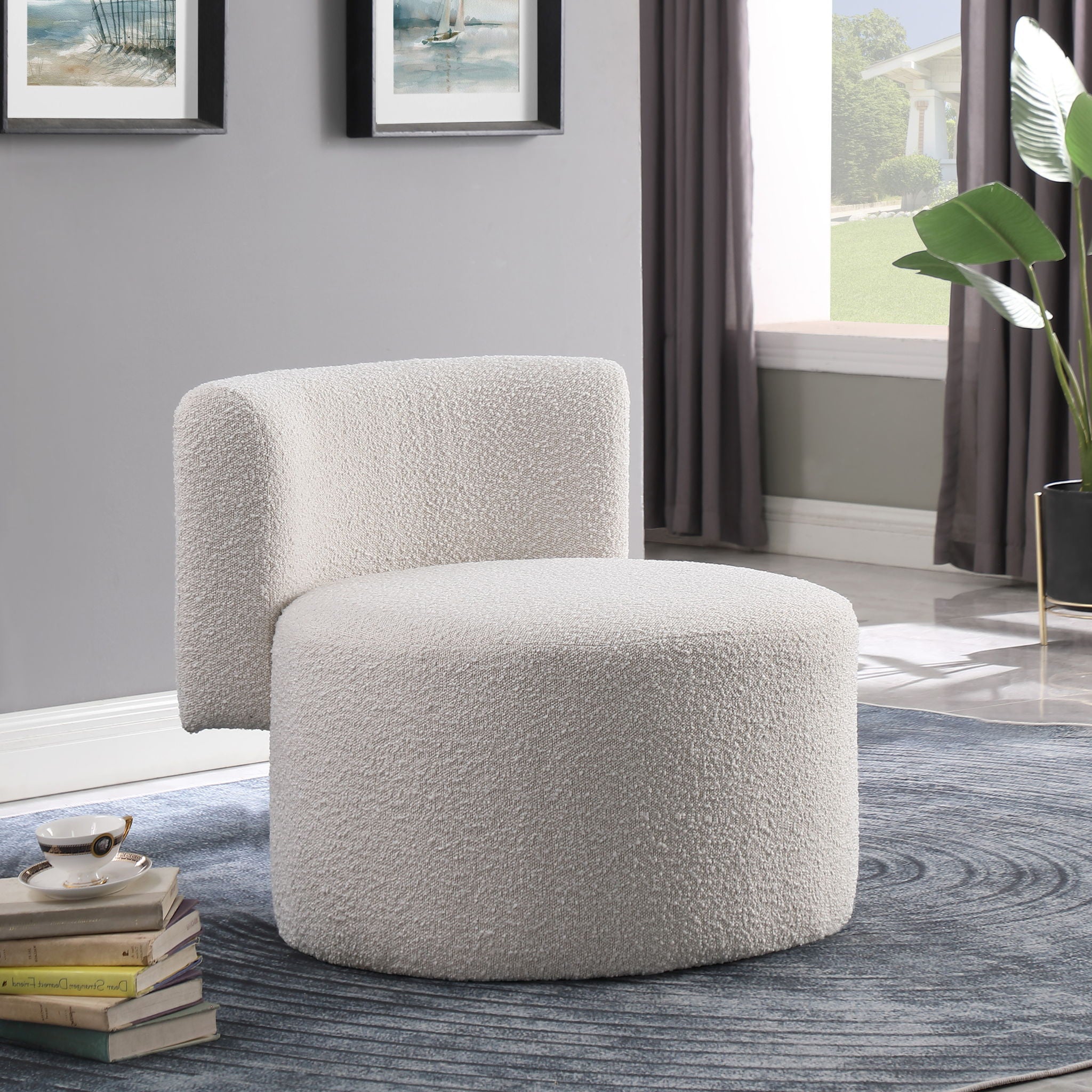 Como - Accent Chair - Cream - Urban Living Furniture (Los Angeles, CA)