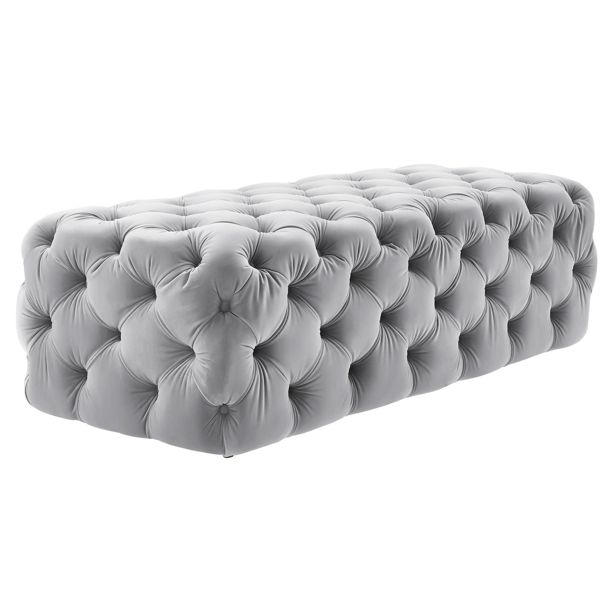 Kaylee - Velvet Ottoman - Urban Living Furniture (Los Angeles, CA)