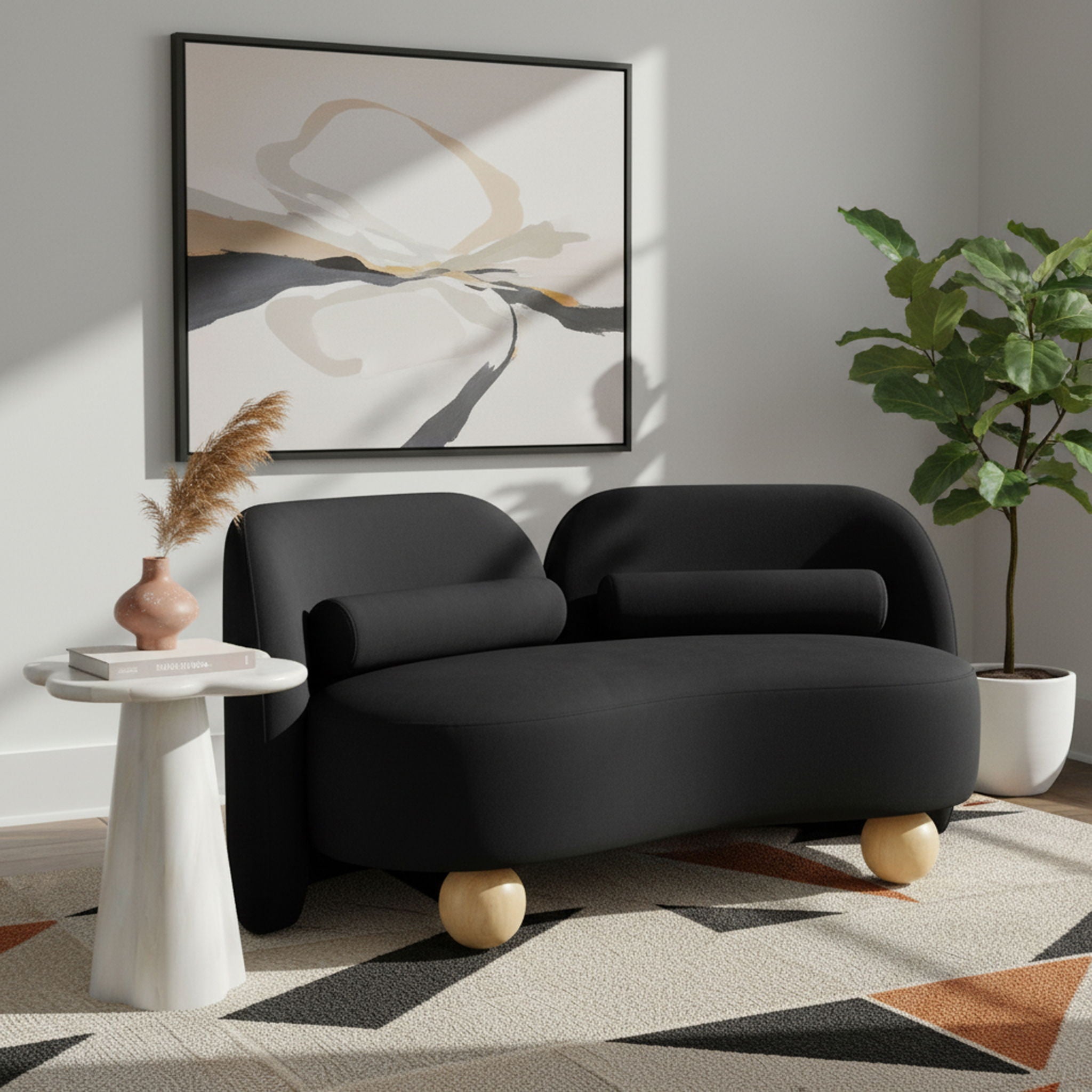 Daphne - Velvet Loveseat - Urban Living Furniture (Los Angeles, CA)