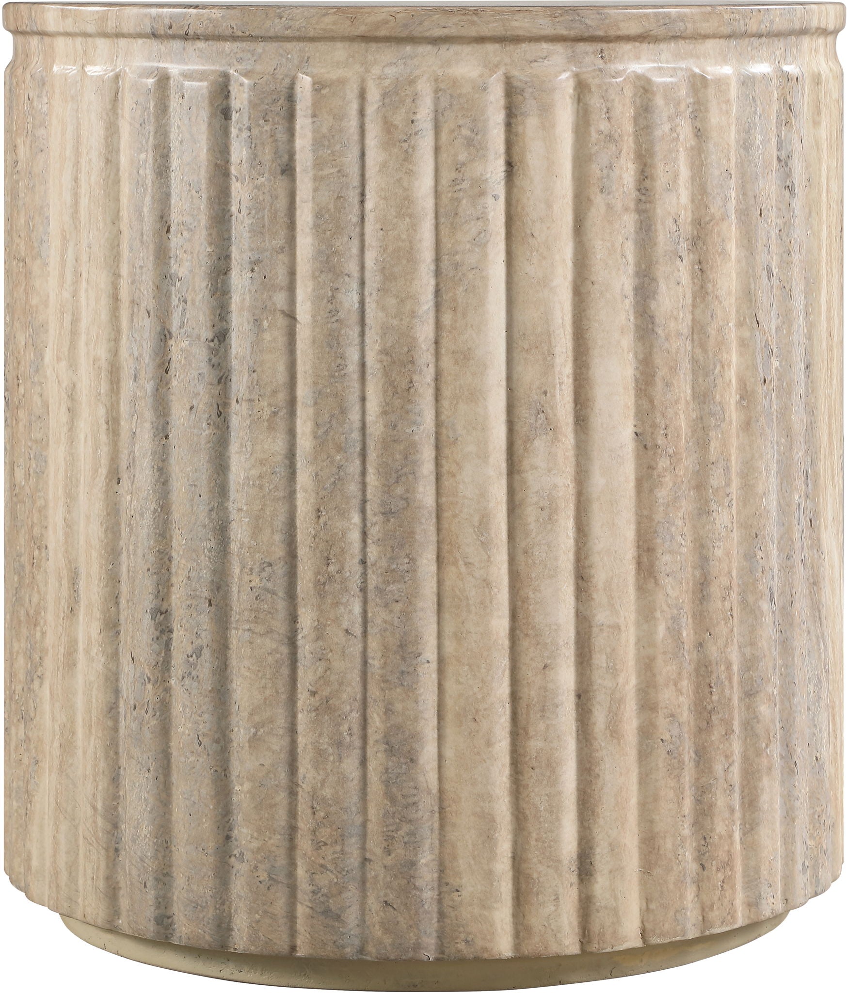 Catania - Concrete Indoor/Outdoor End Table - Travertine - Urban Living Furniture (Los Angeles, CA)