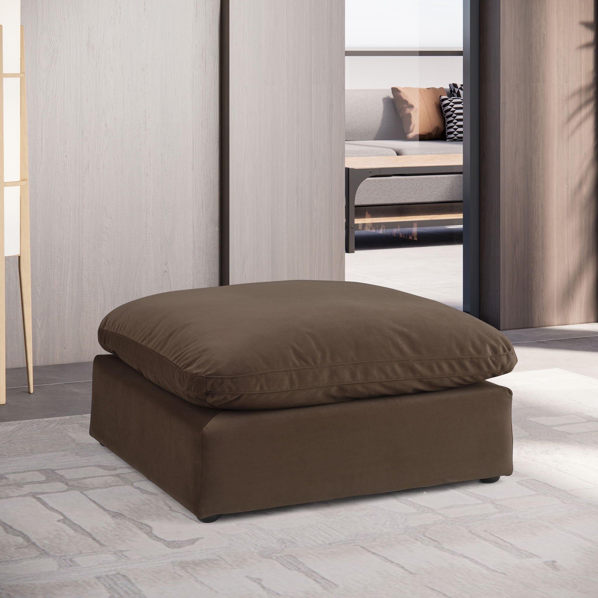 Comfy - Velvet Ottoman - Urban Living Furniture (Los Angeles, CA)