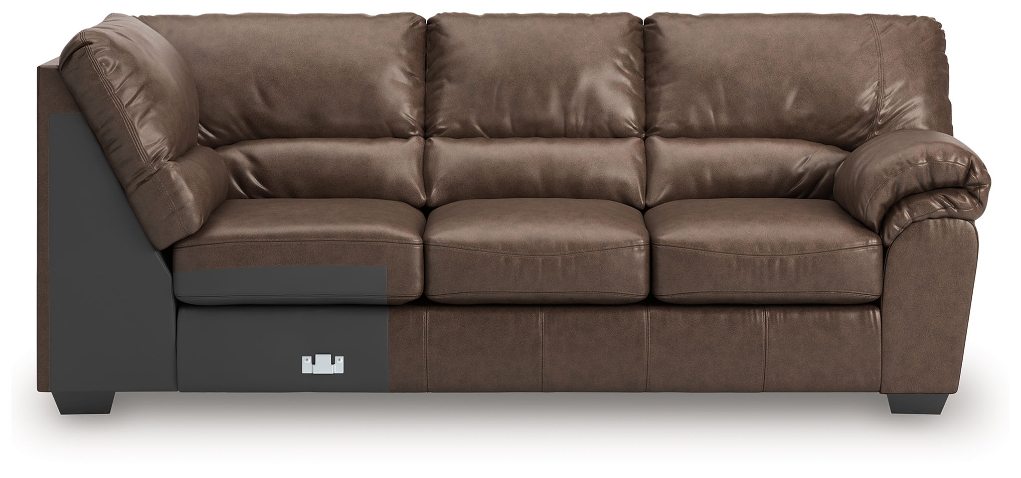 WillowBend - Umber - RAF Sofa With Corner Wedge - Urban Living Furniture (Los Angeles, CA)