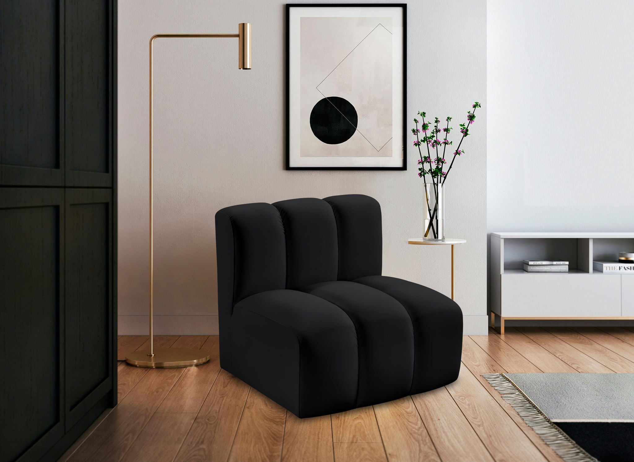 Arc - Faux Leather Straight Chair - Urban Living Furniture (Los Angeles, CA)