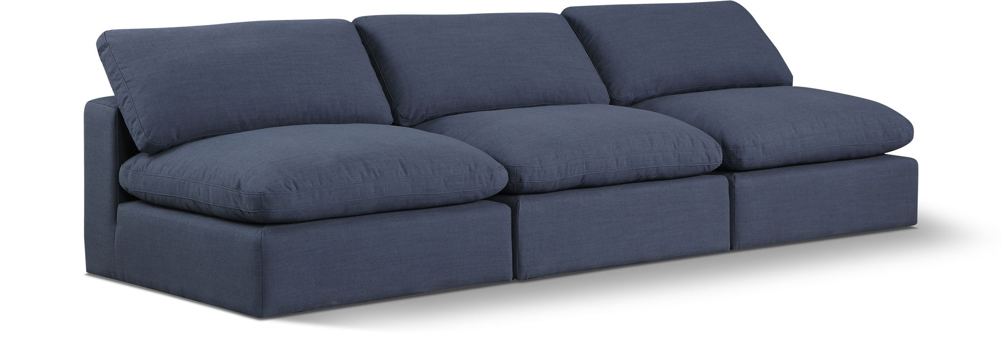 Comfy - Linen Modular Armless Sofa 3 Seats - Urban Living Furniture (Los Angeles, CA)