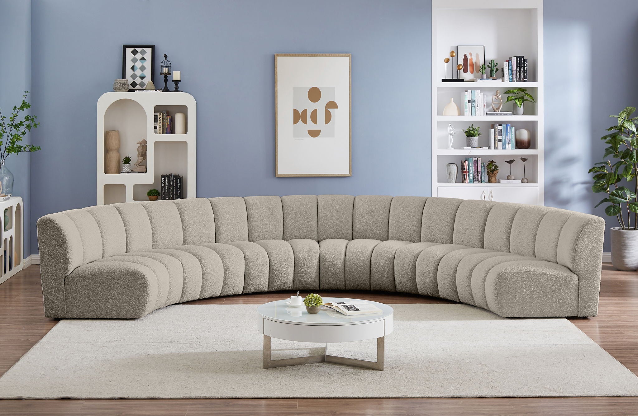 Infinity - 6 Piece Boucle Modular Sectional - Urban Living Furniture (Los Angeles, CA)