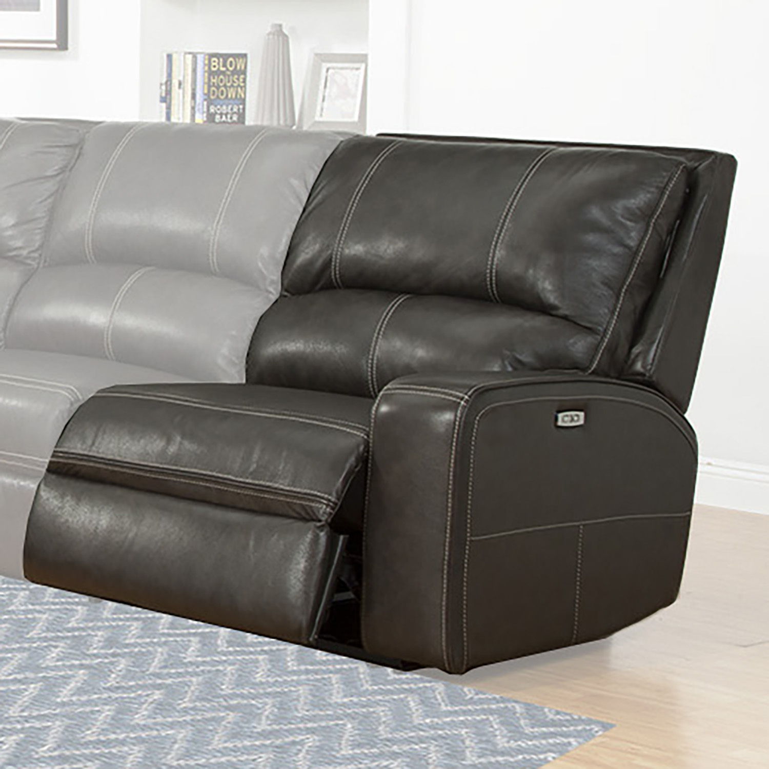 Swift - Power Right Arm Facing Recliner - Twilight - Urban Living Furniture (Los Angeles, CA)