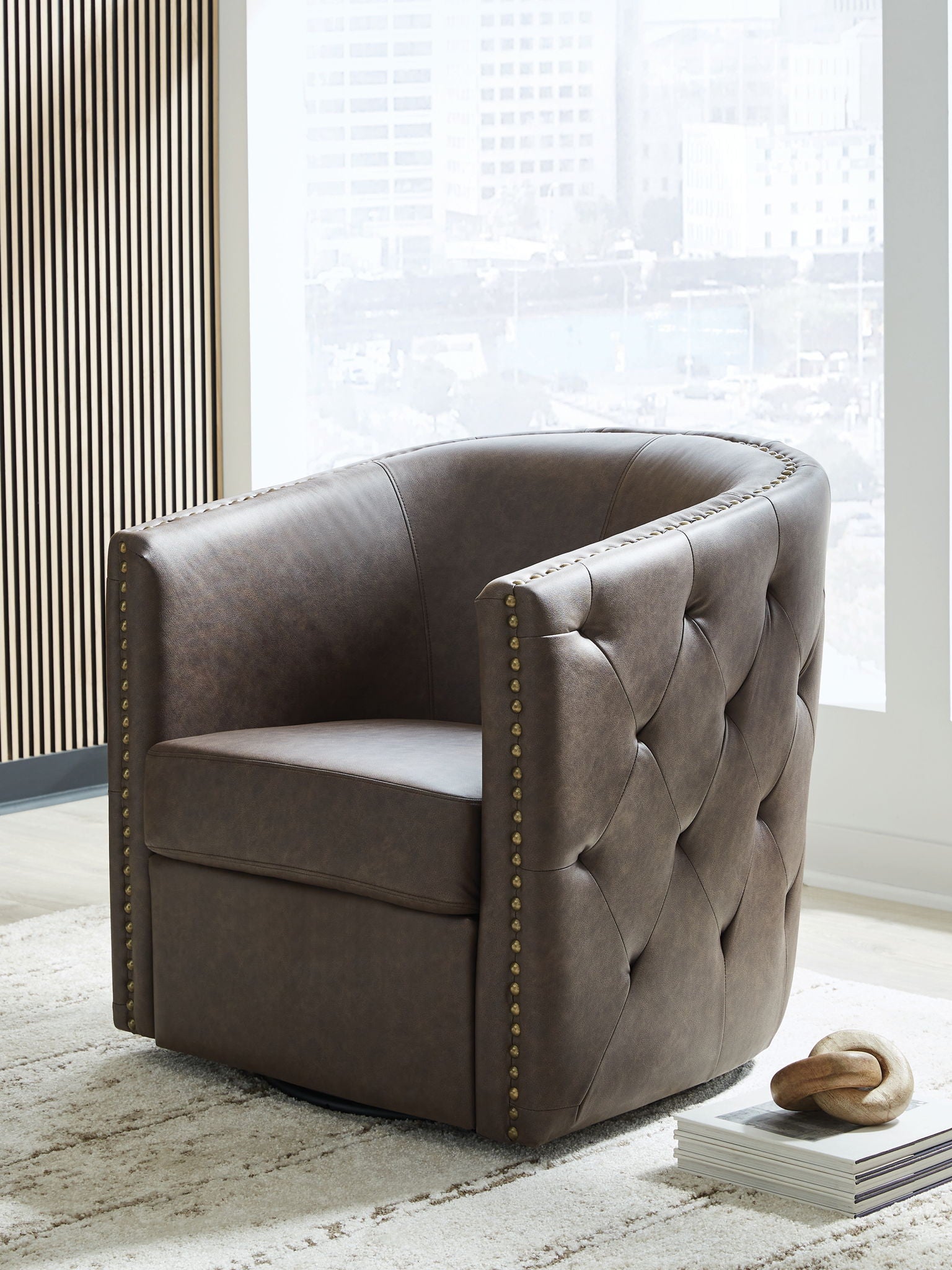Brentlow - Swivel Accent Chair - Urban Living Furniture (Los Angeles, CA)