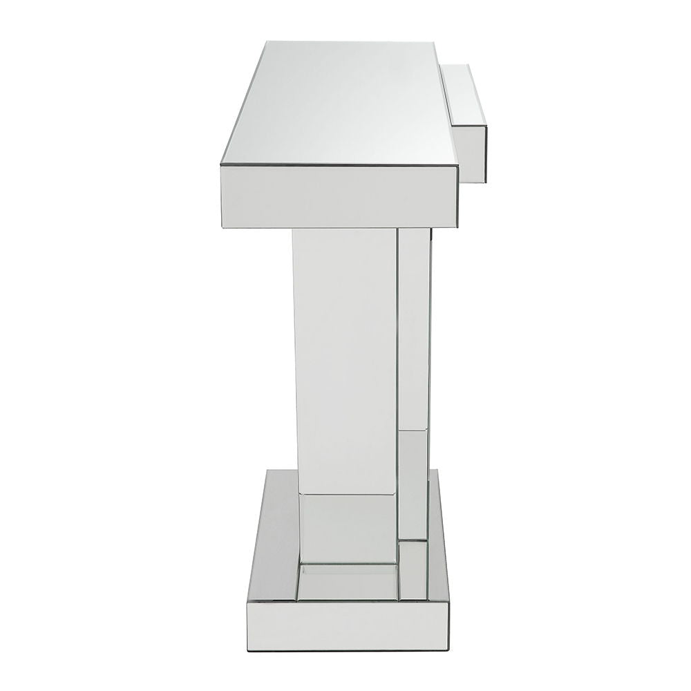 Nysa - 32"H Console Table - Mirrored & Faux Crystals - Urban Living Furniture (Los Angeles, CA)