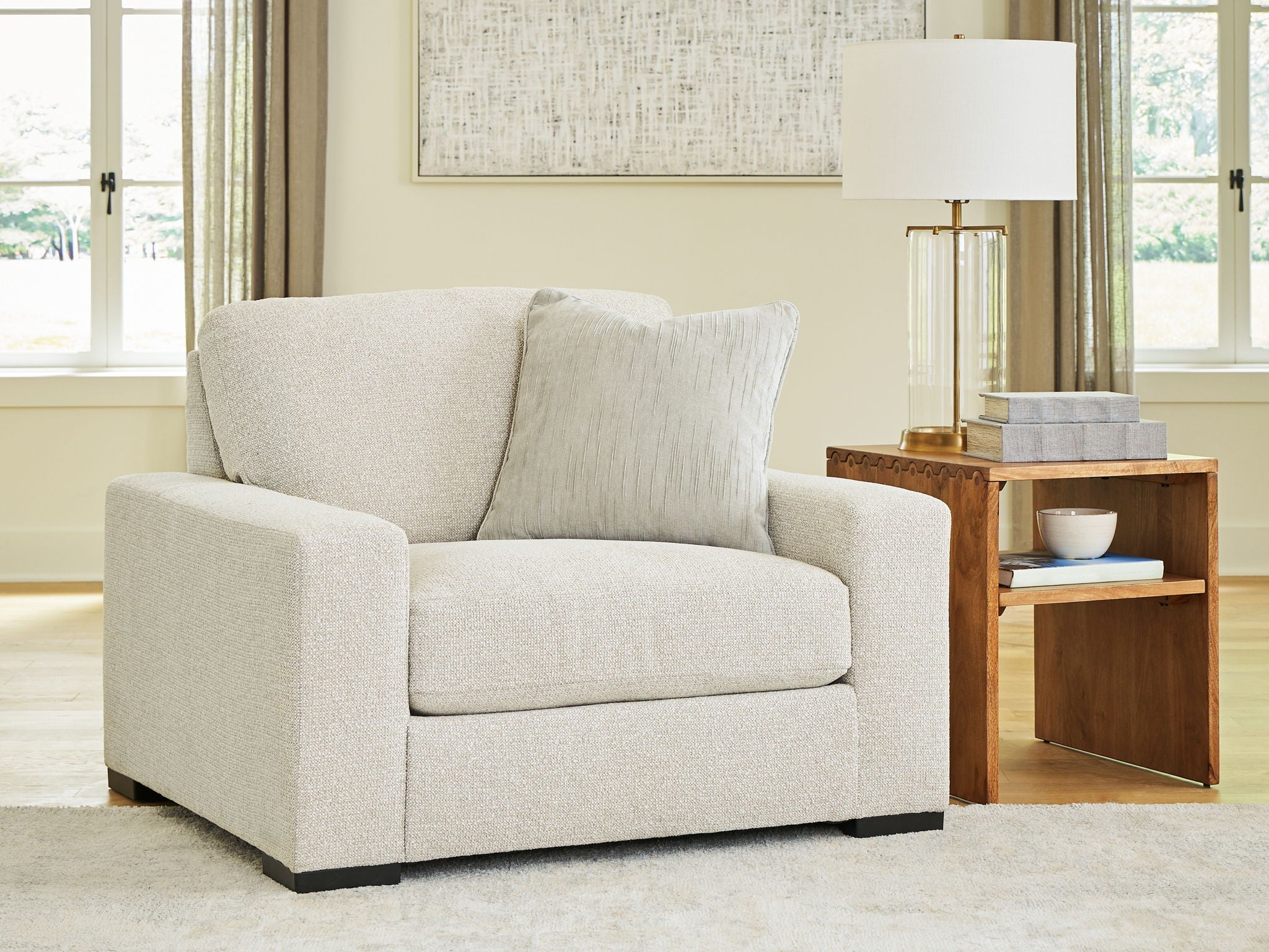 Conlee-Pike - Chair And A Half - Linen - Urban Living Furniture (Los Angeles, CA)