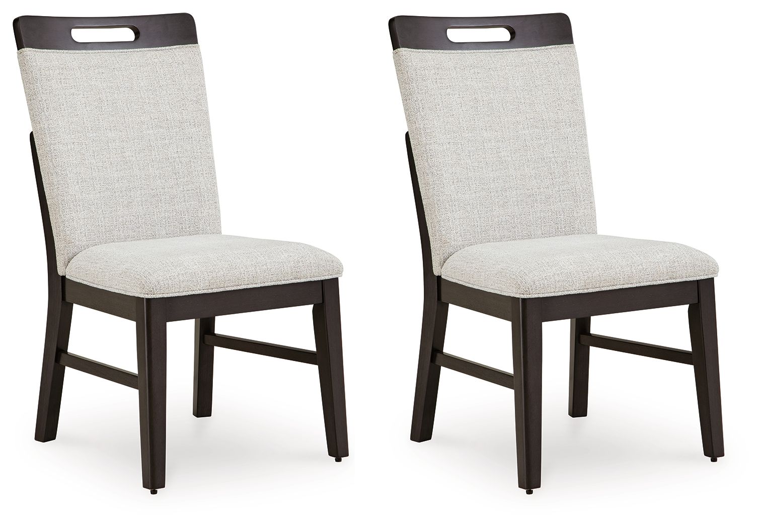 Neymorton - Light Gray / Brown - Dining Upholstered Side Chair (Set of 2) - Urban Living Furniture (Los Angeles, CA)