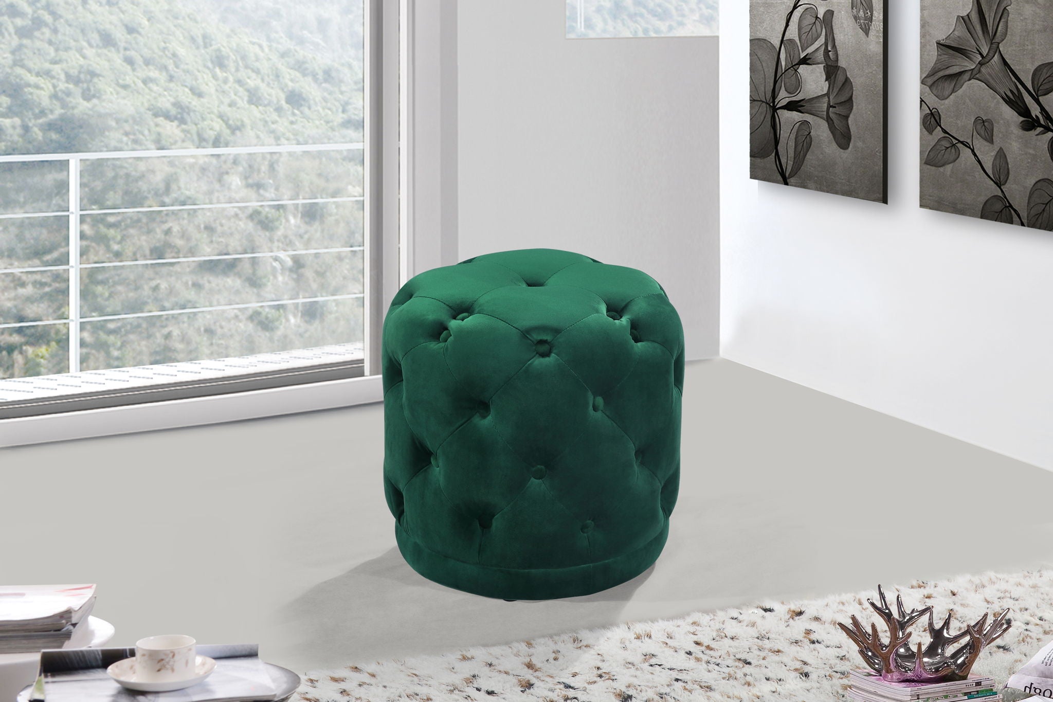 Harper - Stool Ottoman - Urban Living Furniture (Los Angeles, CA)
