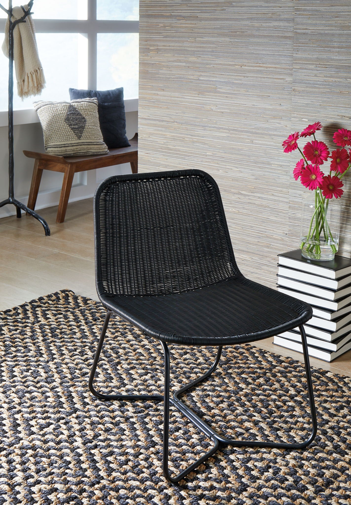 Daviston - Black - Accent Chair - Urban Living Furniture (Los Angeles, CA)