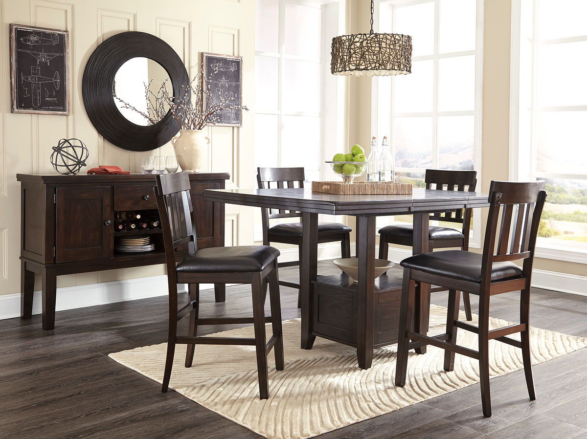 Haddigan - Dining Table With Bar Stools - Urban Living Furniture (Los Angeles, CA)