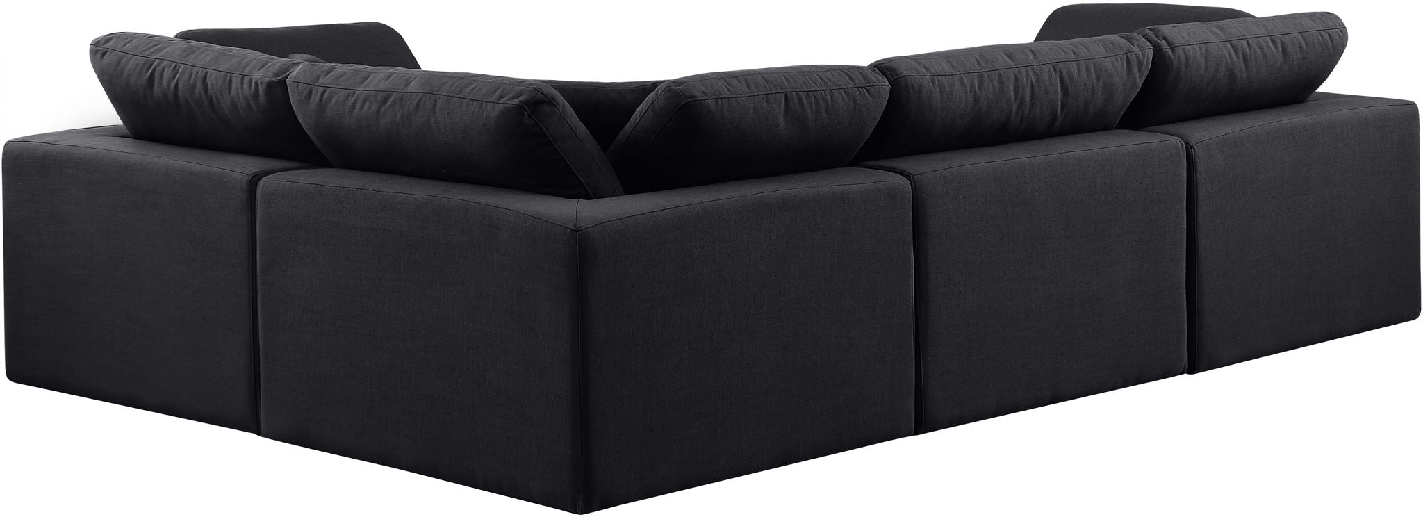 Comfy - 4 Piece Linen Fabric Modular Sectional - Urban Living Furniture (Los Angeles, CA)