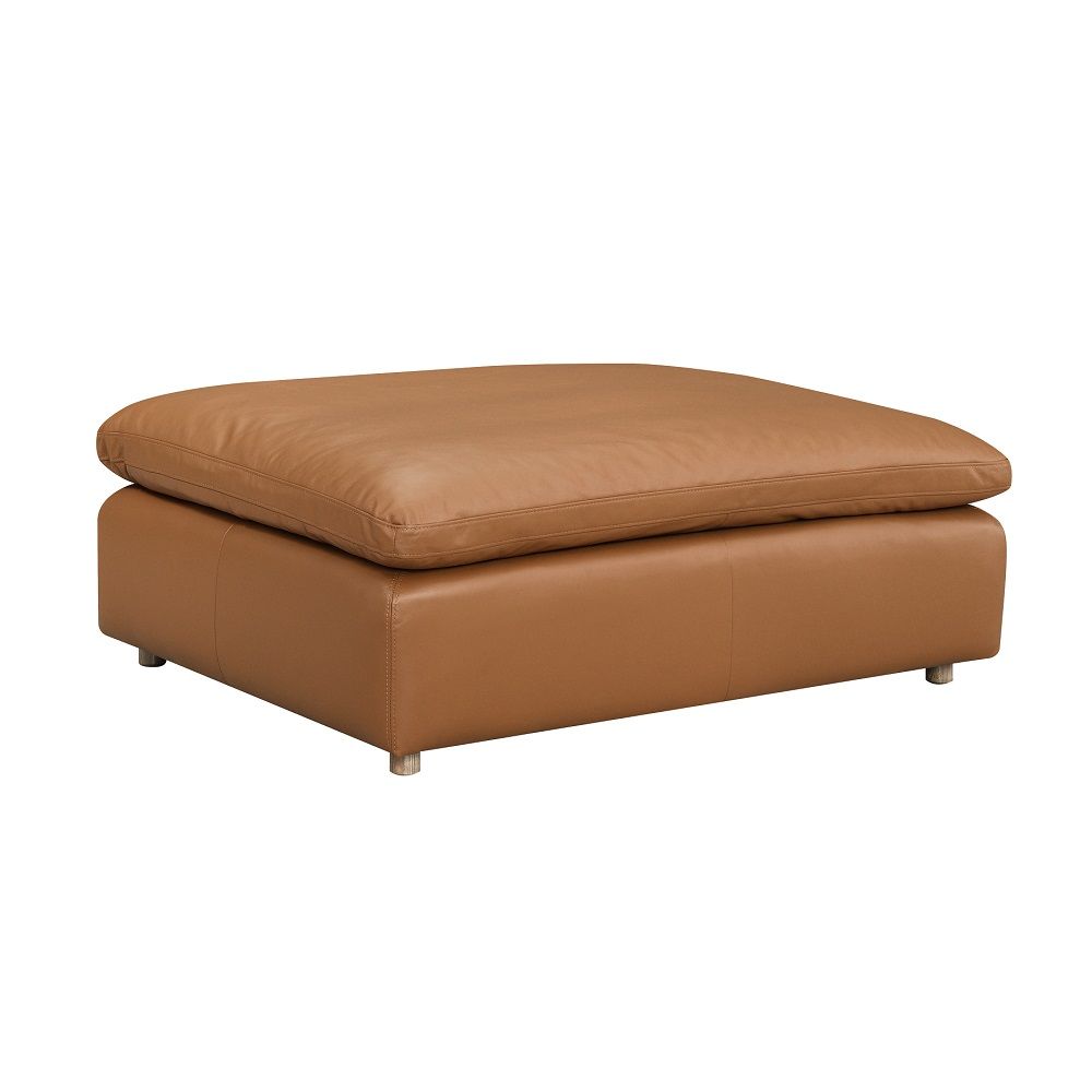 Brighton - Ottoman - Brown Top Grain Leather - Urban Living Furniture (Los Angeles, CA)