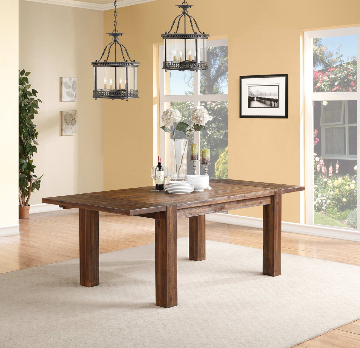 Meadow - Solid Wood Extending Dining Table