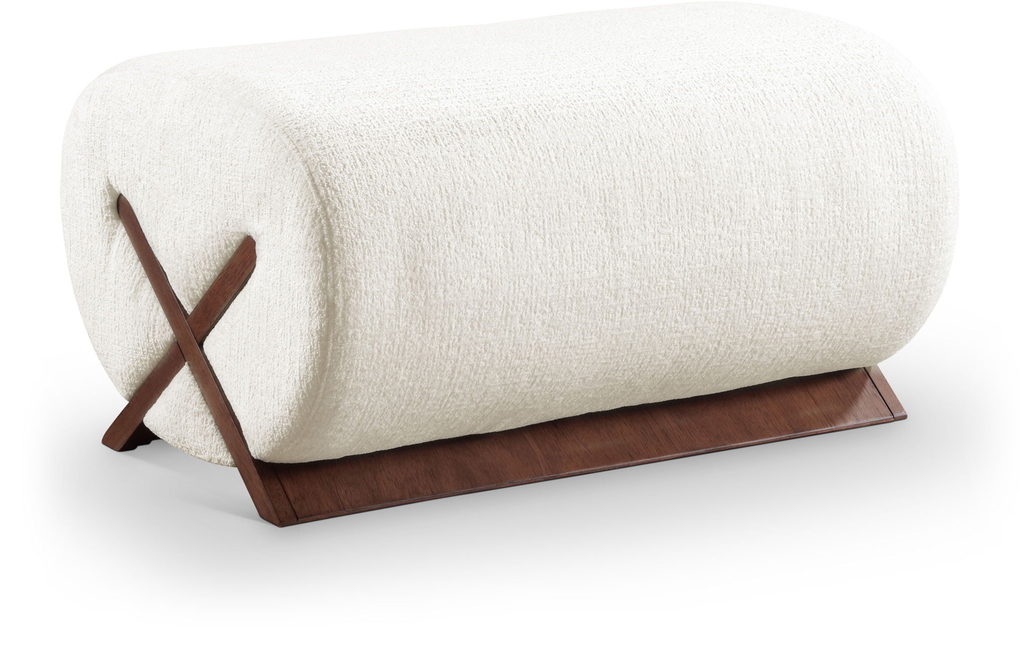 Akira - Fabric Upholstered Ottoman - Urban Living Furniture (Los Angeles, CA)