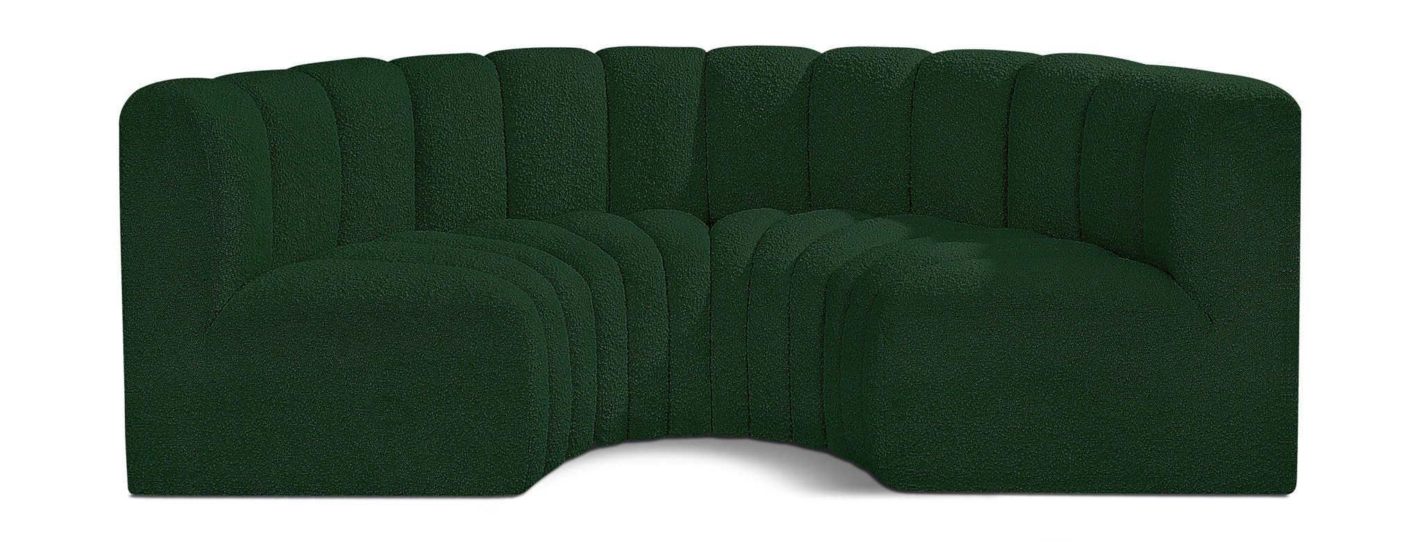 Arc - Boucle Fabric 4 Piece U-Shaped Modular Sofa - Urban Living Furniture (Los Angeles, CA)