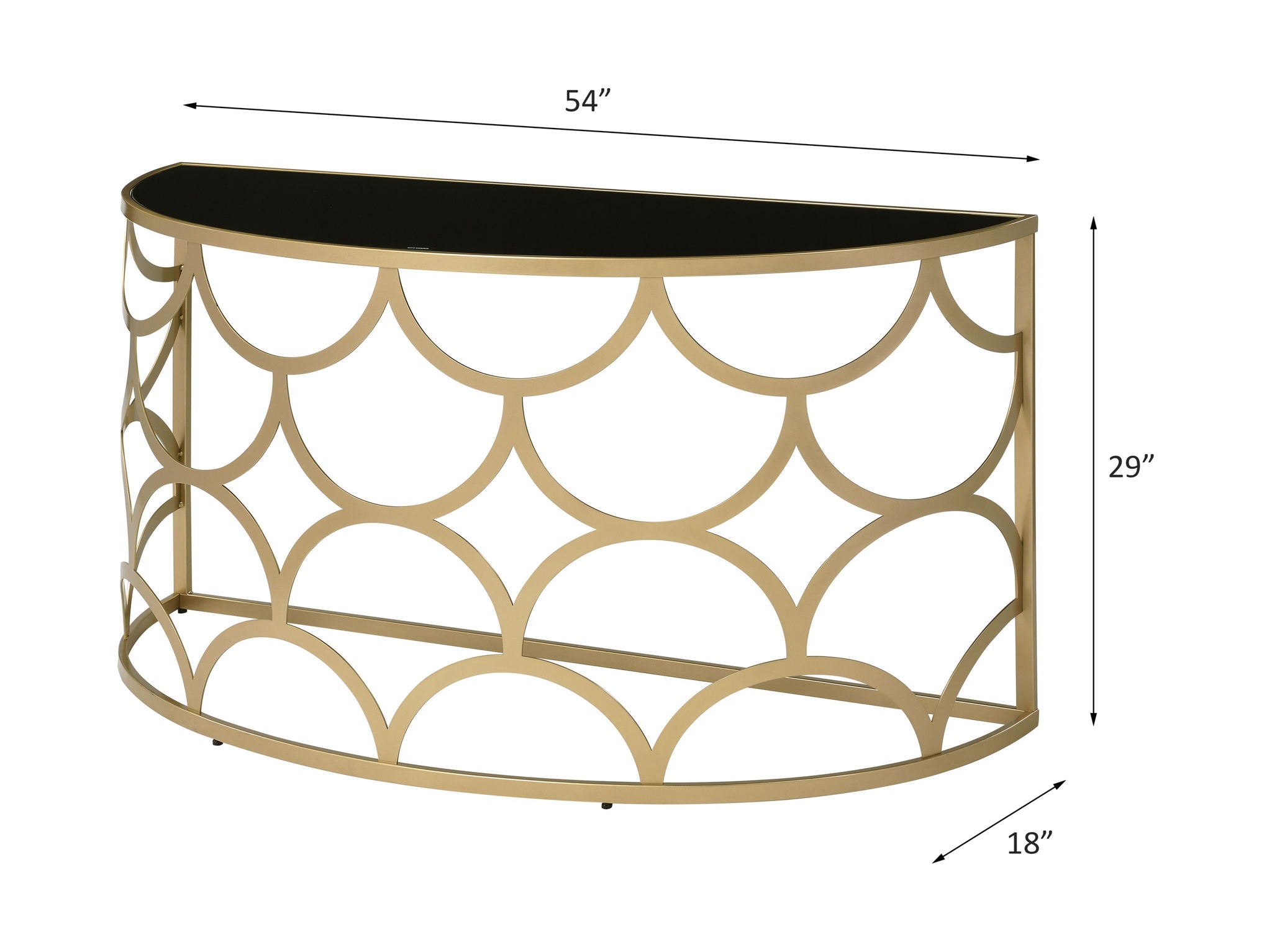 Altus - Console Table - Gold - Urban Living Furniture (Los Angeles, CA)